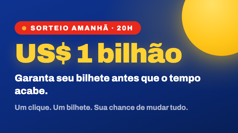 Jogue na loteria de US$1 bilhão