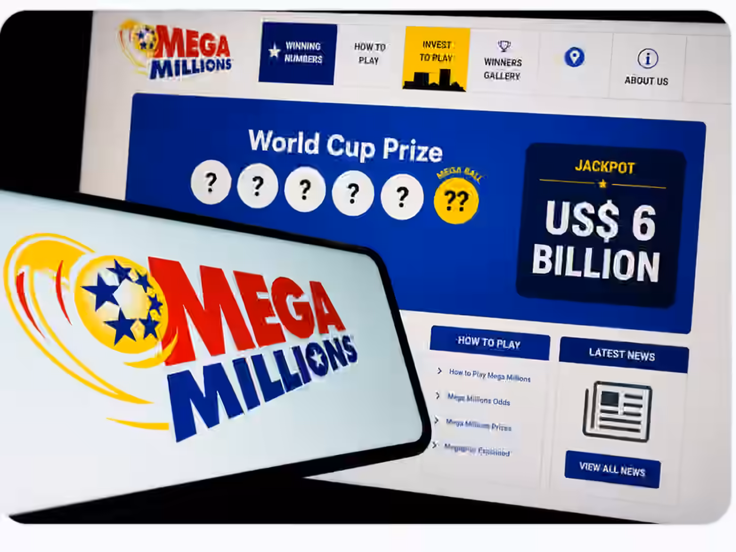 World Cup final draw entry example on mobile